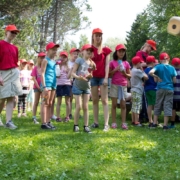 Kymmenvuotiaille suunnattu kymppileiri Hietasaaren leirikeskuksessa kesäkuussa 2013