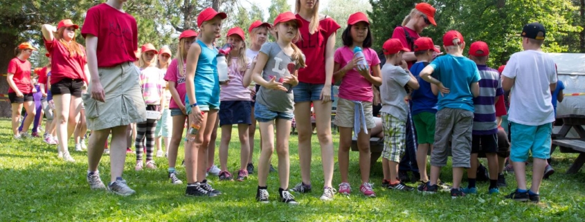 Kymmenvuotiaille suunnattu kymppileiri Hietasaaren leirikeskuksessa kesäkuussa 2013